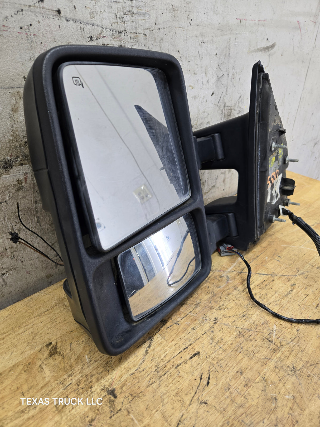 2008-2010 Ford Super Duty F250 F350 F450 F550 LH Driver Side Power & Heated Towing Mirror OEM