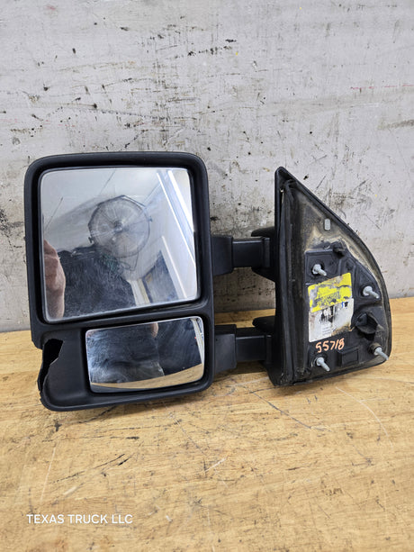 2008-2016 Ford Super Duty F250 F350 F450 F550 LH Driver Side Manual Towing Mirror OEM
