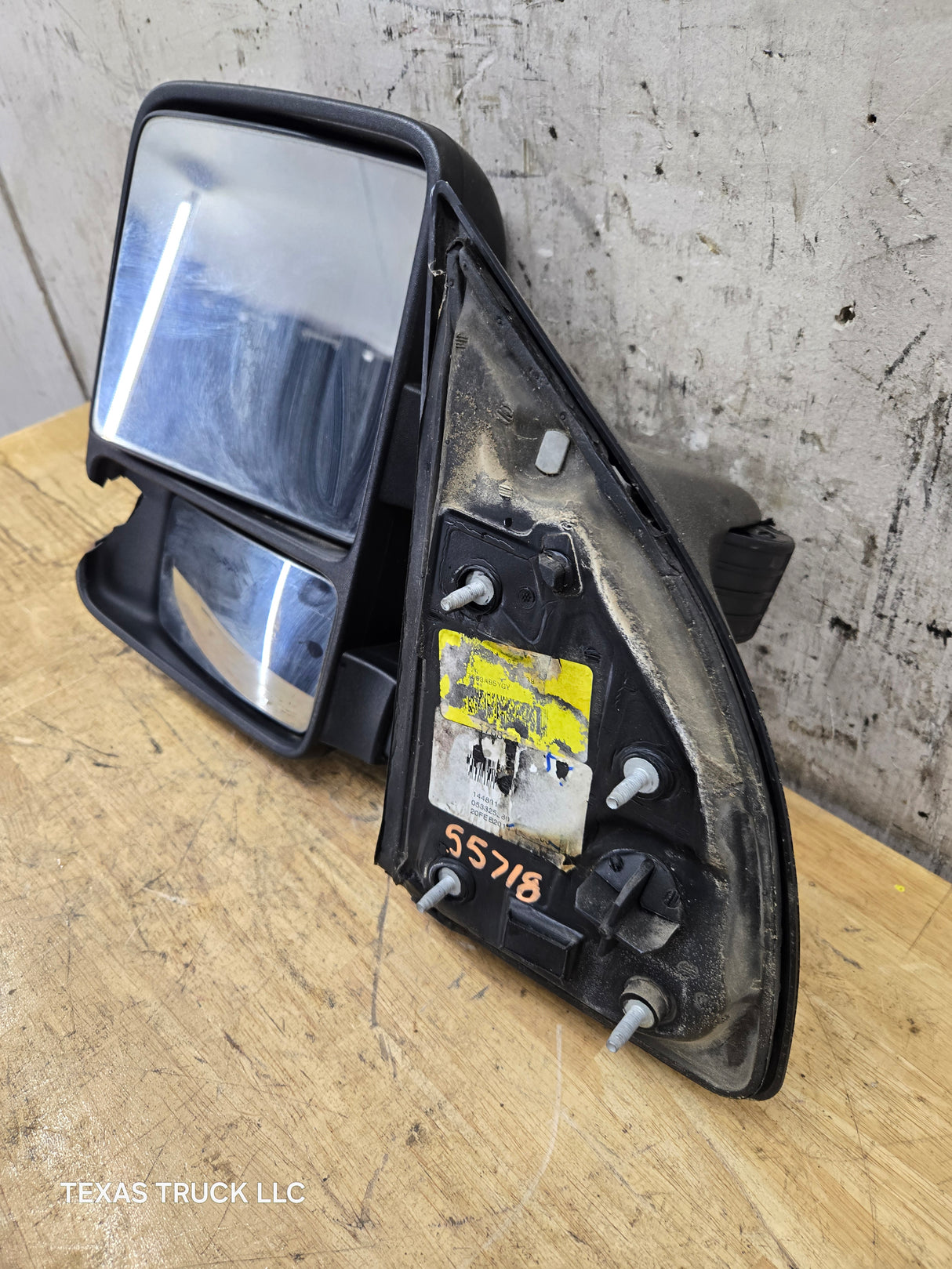 2008-2016 Ford Super Duty F250 F350 F450 F550 LH Driver Side Manual Towing Mirror OEM