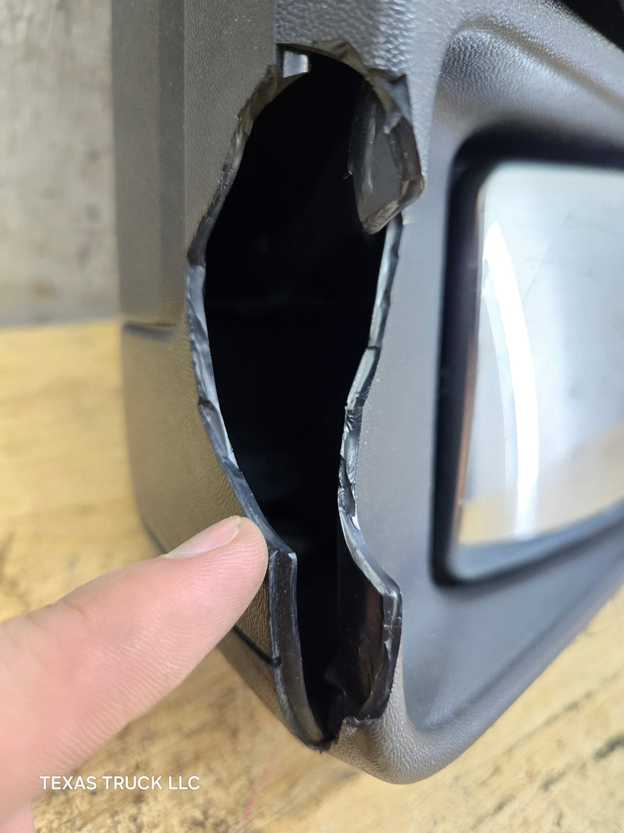 2008-2016 Ford Super Duty F250 F350 F450 F550 LH Driver Side Manual Towing Mirror OEM