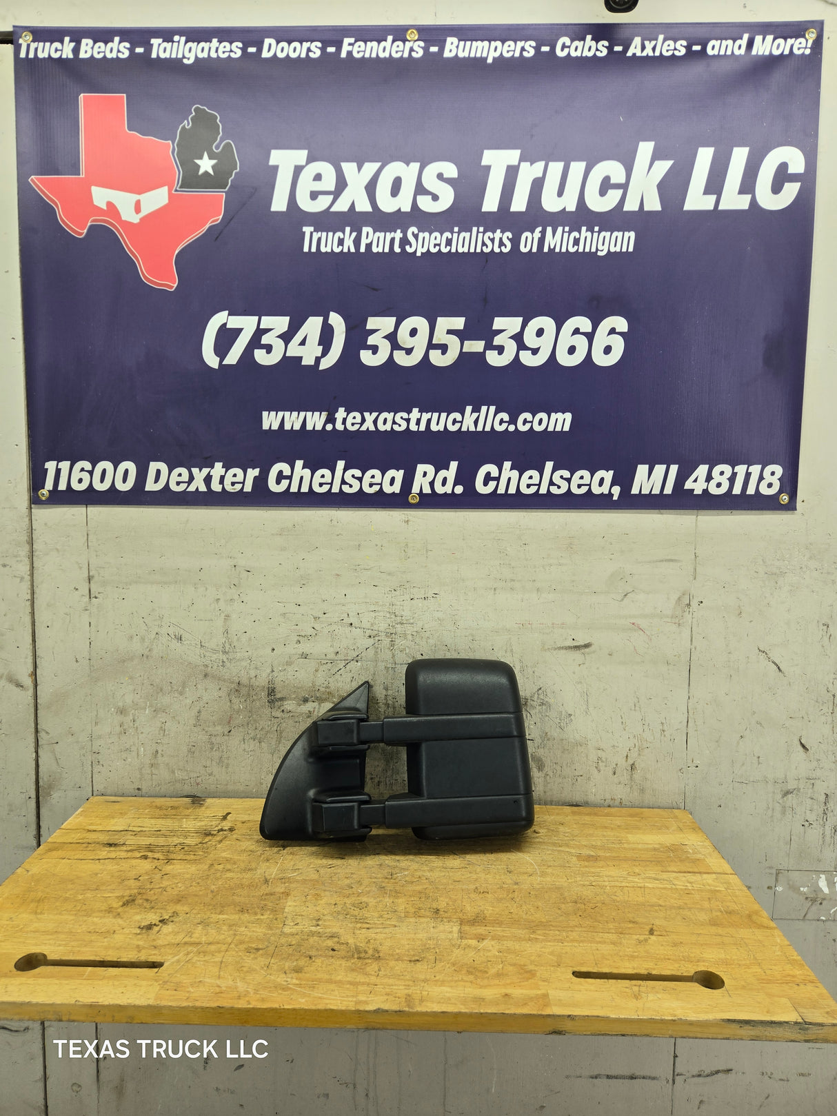 2008-2016 Ford Super Duty F250 F350 F450 F550 LH Driver Side Manual Towing Mirror OEM