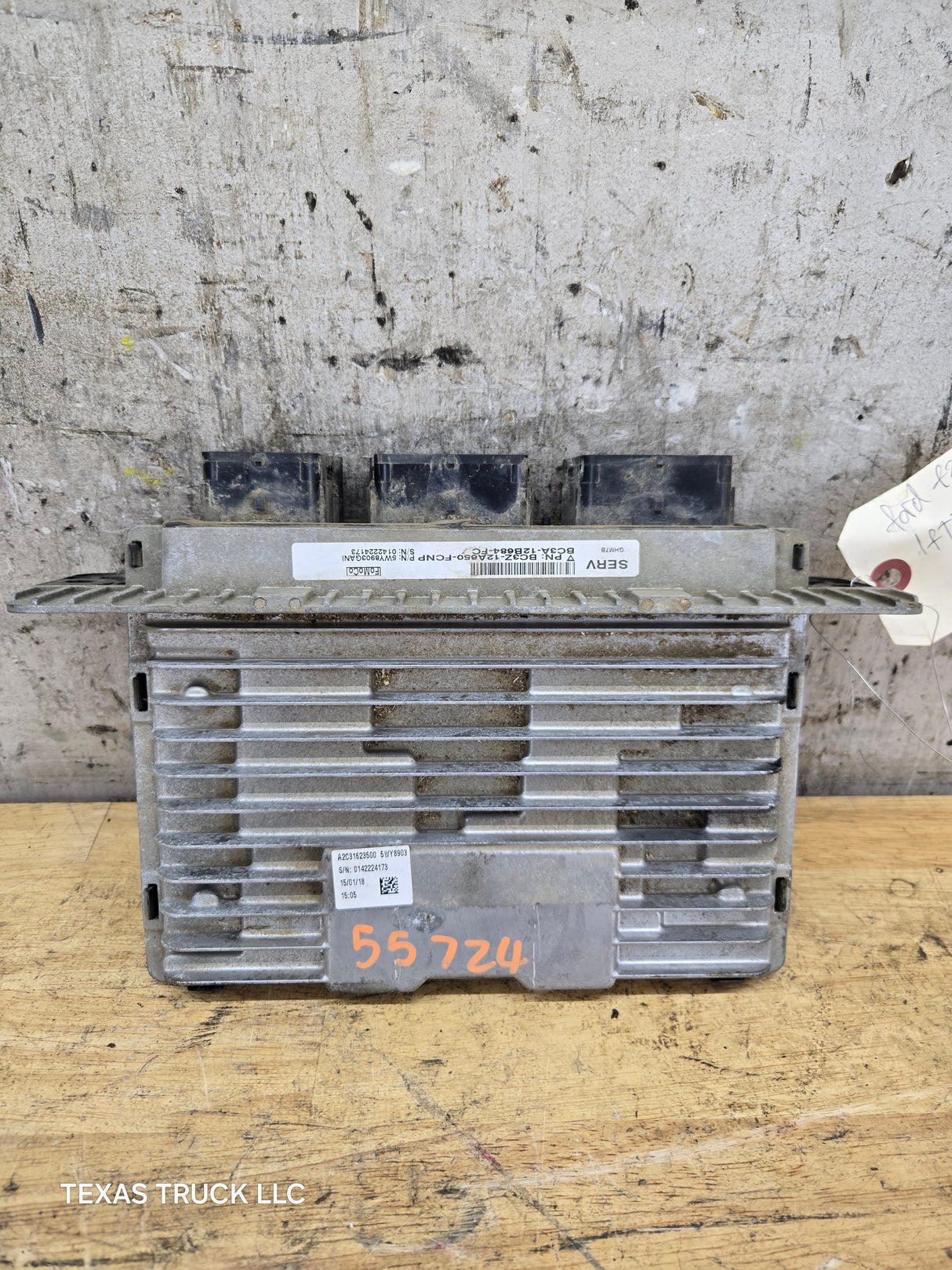 2015 Ford F250 F350 6.2L PCM SERV / BC3Z-12A650-FCNP