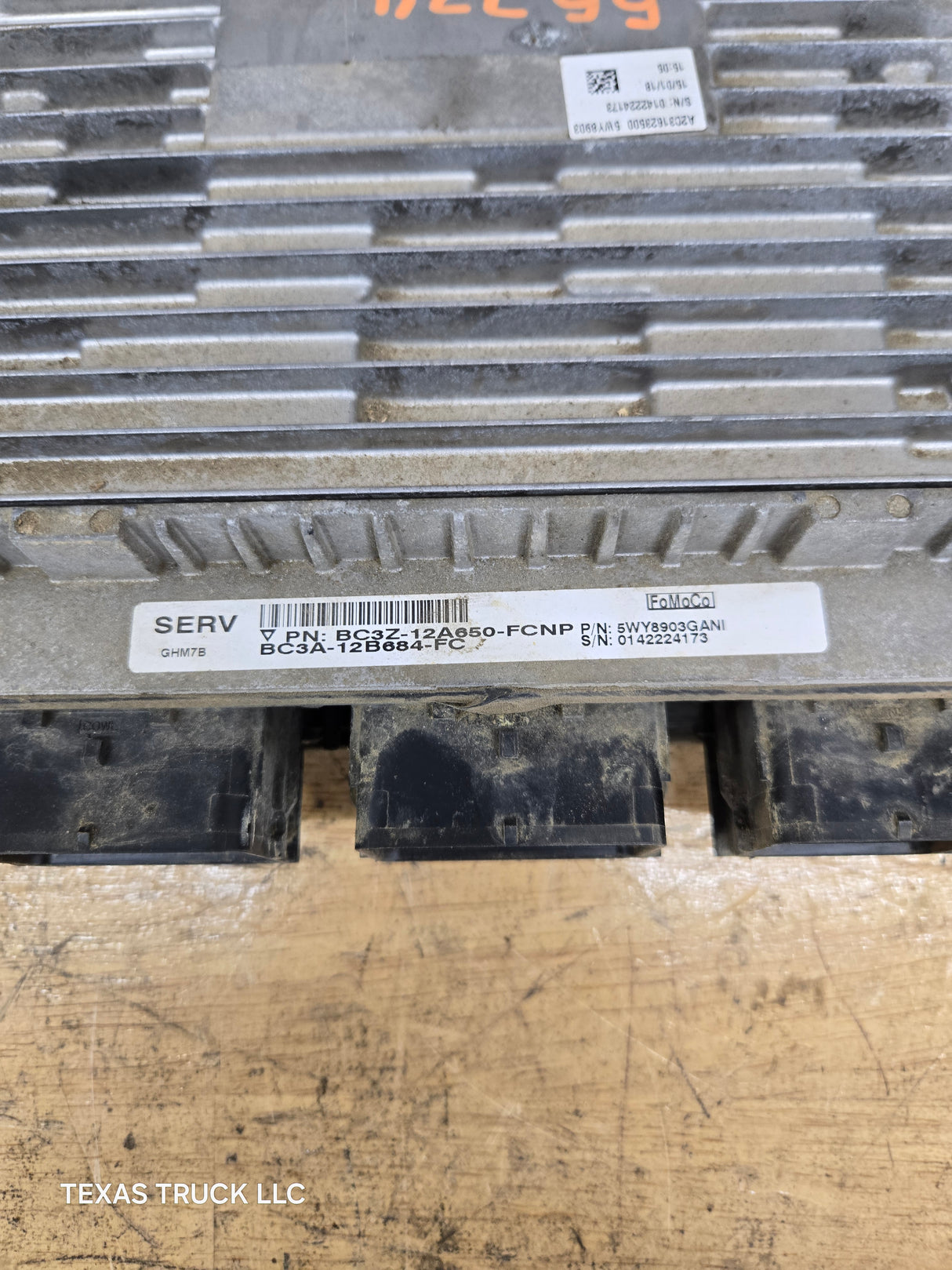 2015 Ford F250 F350 6.2L PCM SERV / BC3Z-12A650-FCNP