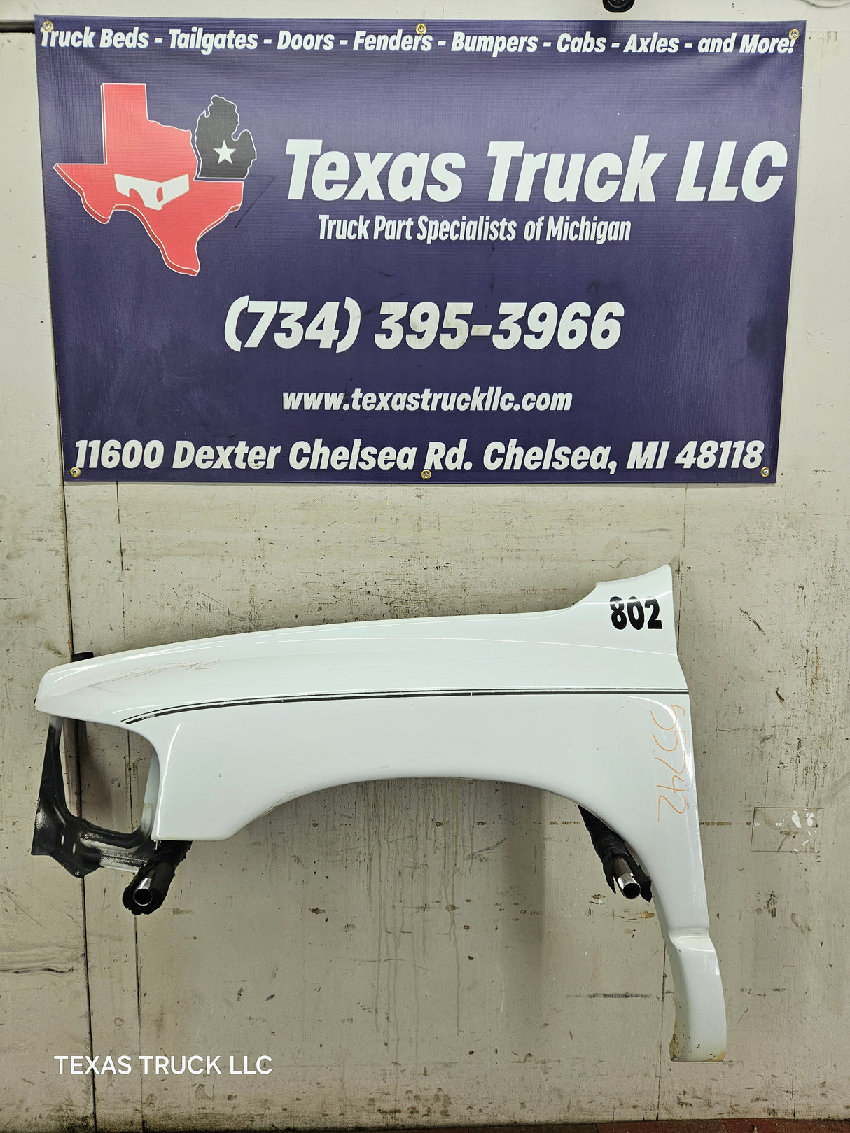 2003-2005 Dodge Ram 3rd Gen 1500 2500 3500 LH Driver Side Fender - White