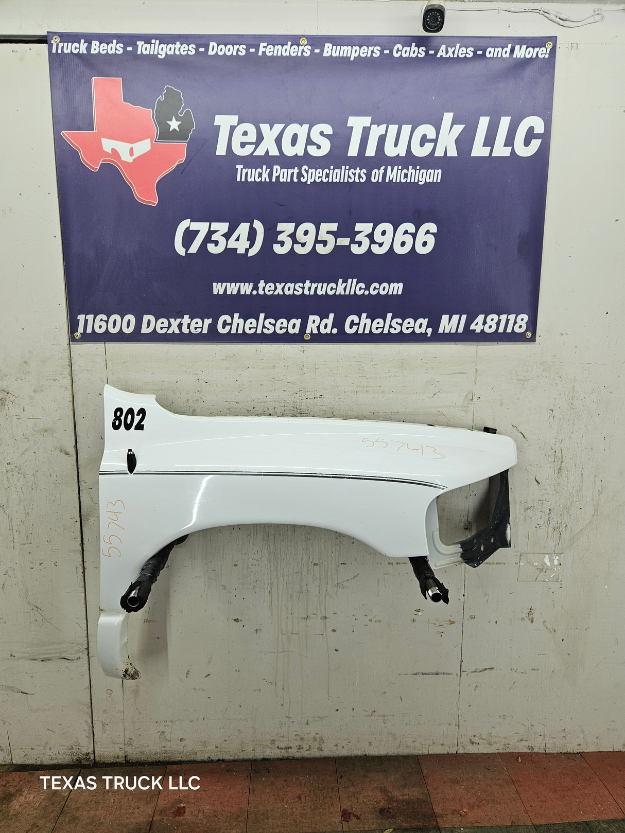 2003-2005 Dodge Ram 3rd Gen 1500 2500 3500 RH Passenger Side Fender - White