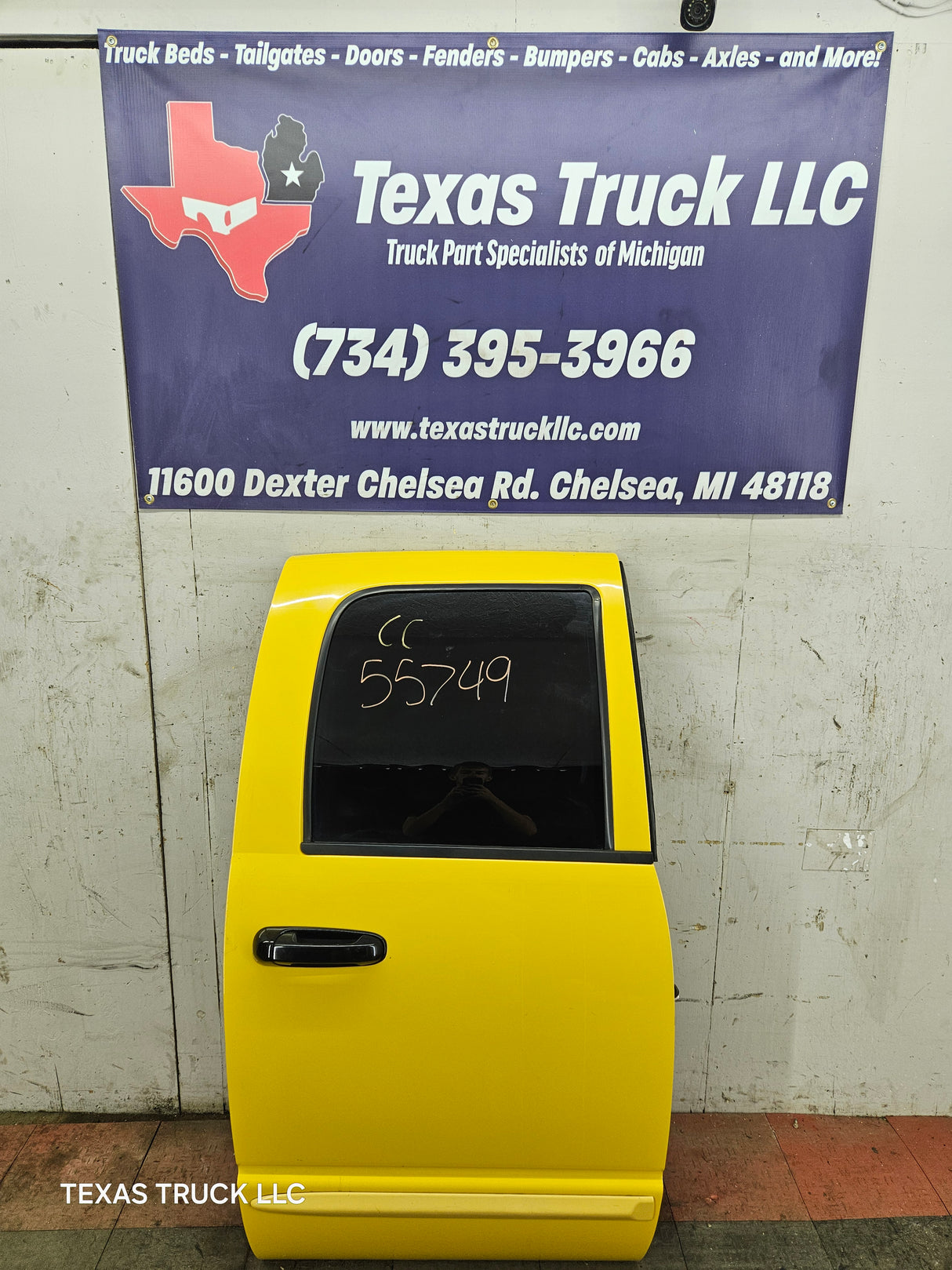 2003-2008 Dodge Ram 3rd Gen RH Passenger Side Rear Quad Cab Crew Cab Door 1500 2500 3500 4500 5500 - Yellow