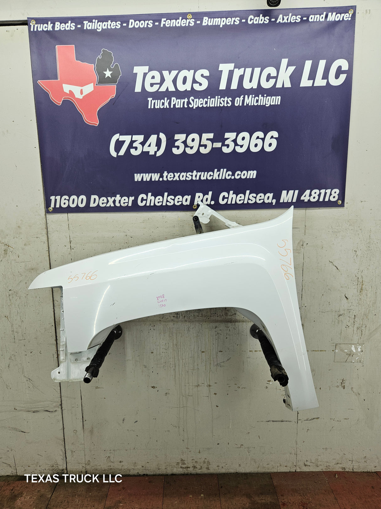 2007-2013 Chevrolet Silverado Driver Side Front LH Fender 1500 2500 3500 HD - White