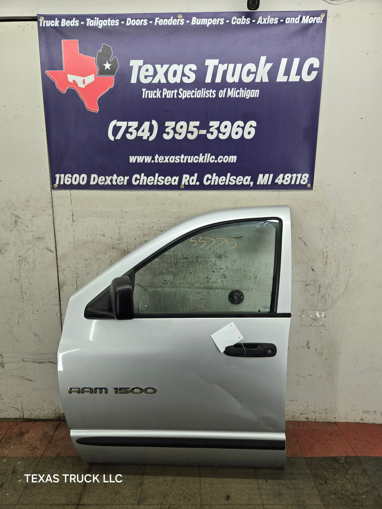 2003-2008 Dodge Ram 3rd Gen Driver Side Front Quad Cab Crew Cab Door 1500 2500 3500 4500 5500 - Silver