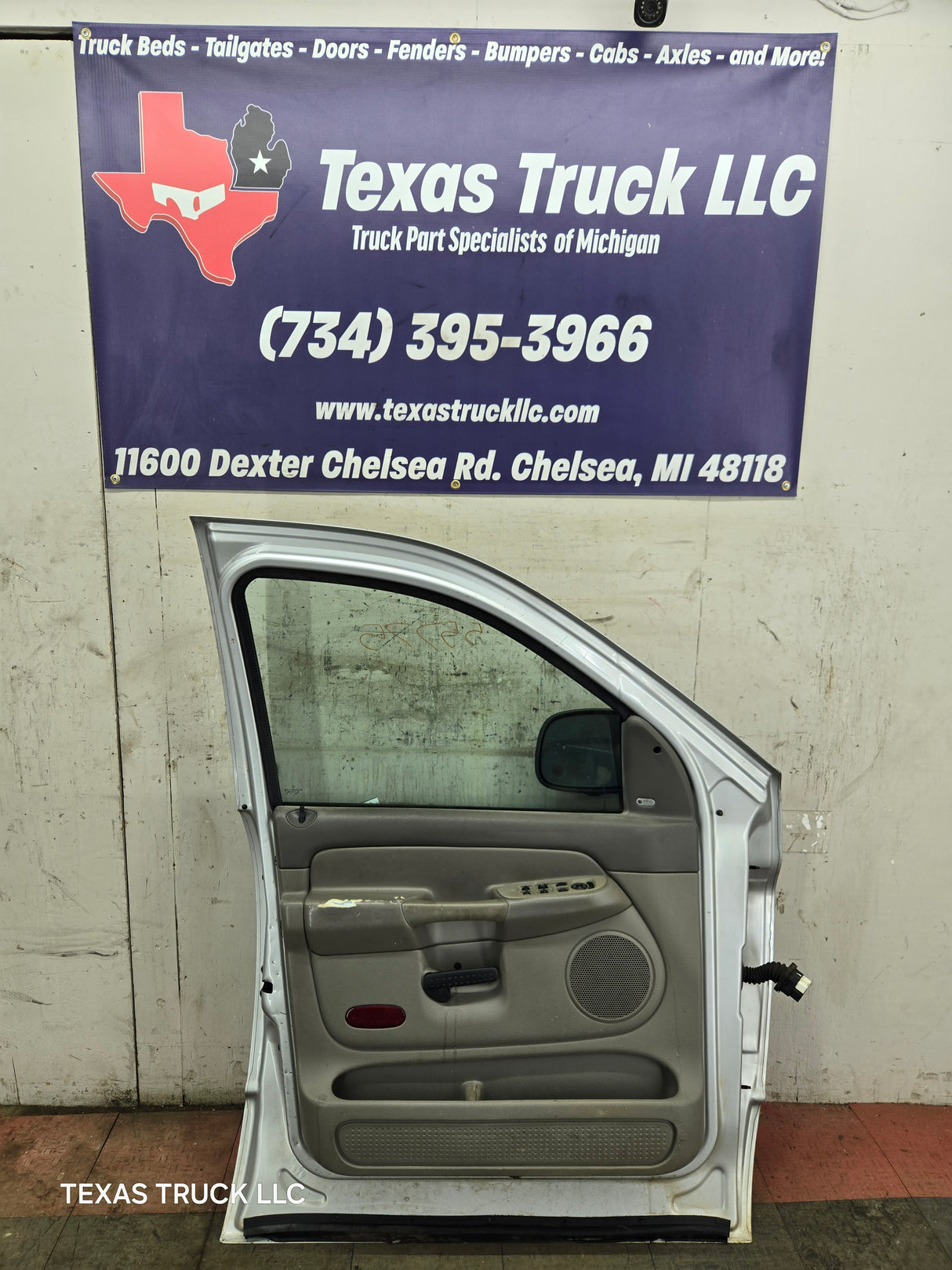 2003-2008 Dodge Ram 3rd Gen Driver Side Front Quad Cab Crew Cab Door 1500 2500 3500 4500 5500 - Silver