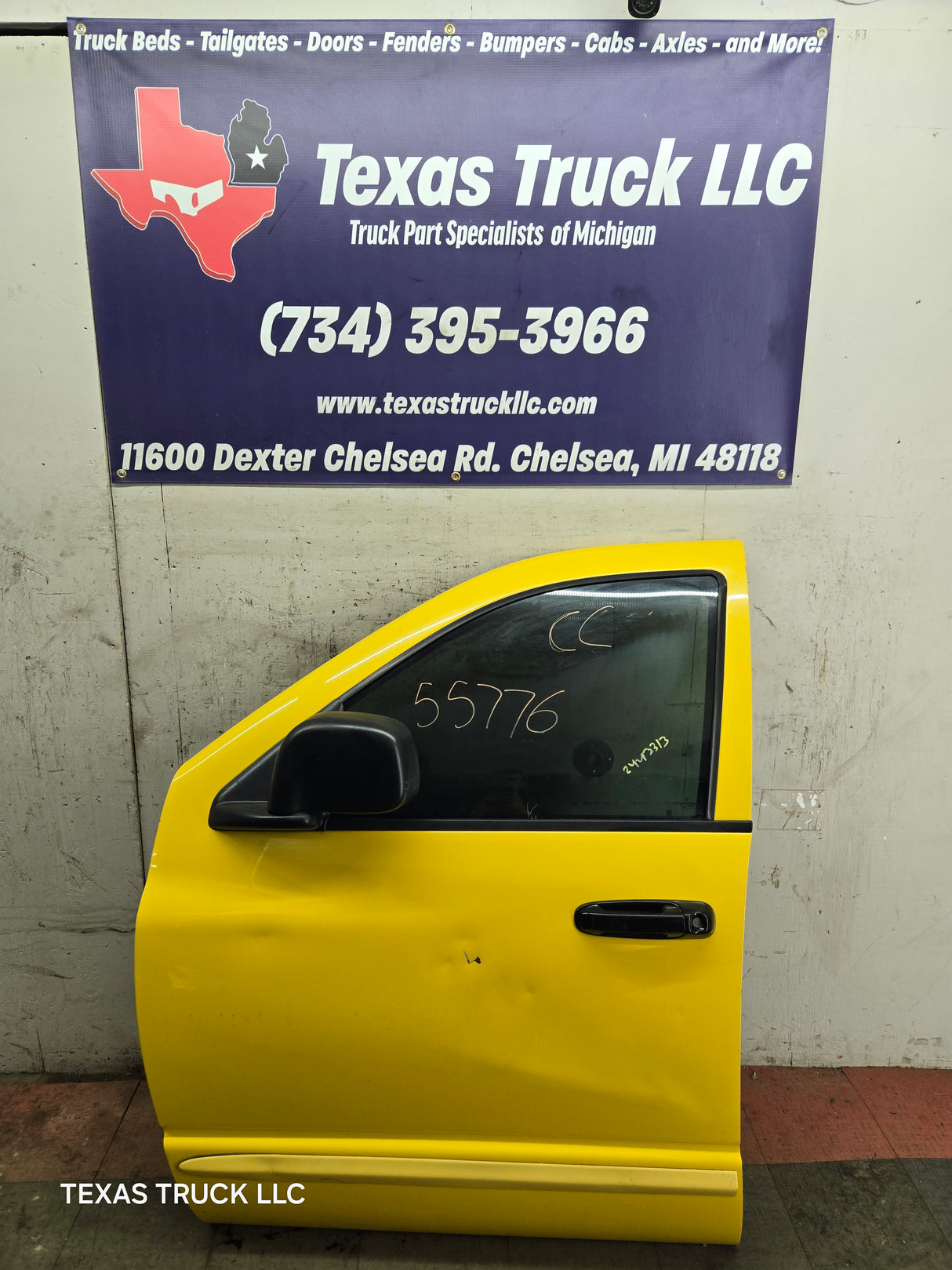 2003-2008 Dodge Ram 3rd Gen Driver Side Front Quad Cab Crew Cab Door 1500 2500 3500 4500 5500 - Yellow