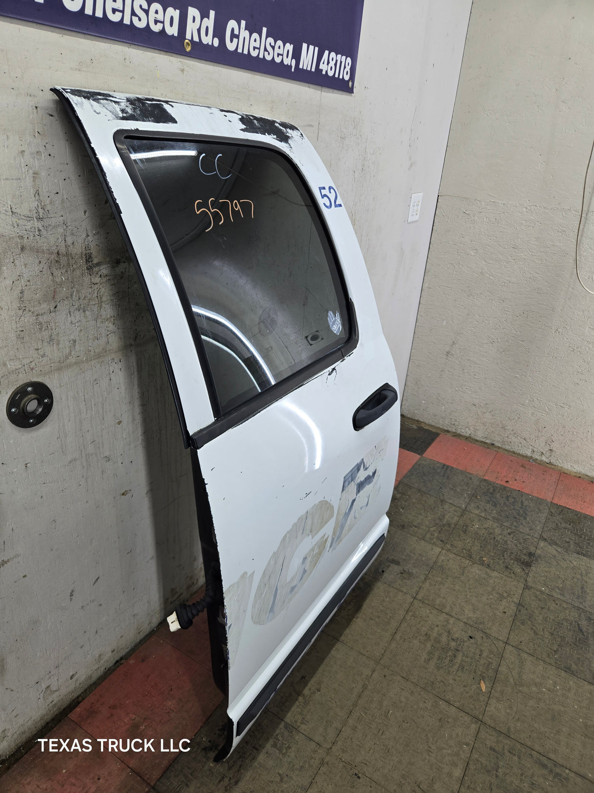 2003-2008 Dodge Ram 3rd Gen LH Driver Rear Quad Cab Door 1500 2500 3500 4500 5500 - White