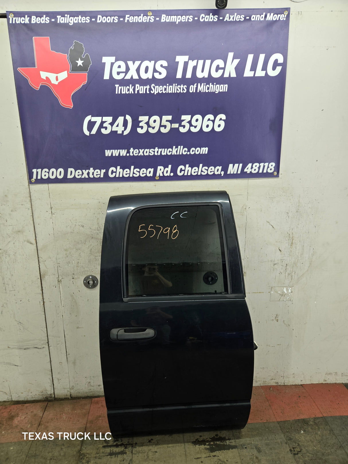 2003-2008 Dodge Ram 3rd Gen RH Passenger Side Rear Quad Cab Door 1500 2500 3500 4500 5500 - Black