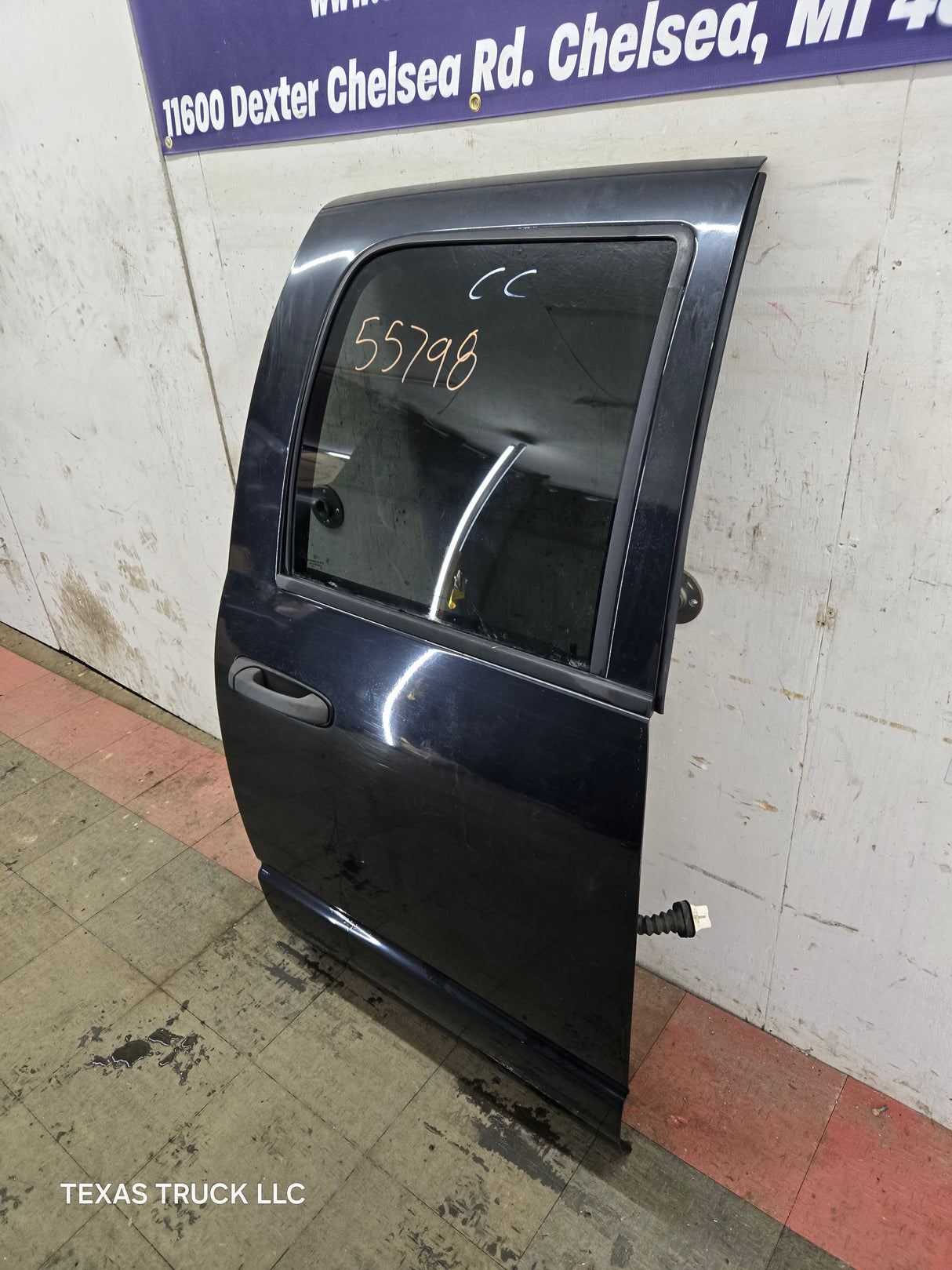 2003-2008 Dodge Ram 3rd Gen RH Passenger Side Rear Quad Cab Door 1500 2500 3500 4500 5500 - Black