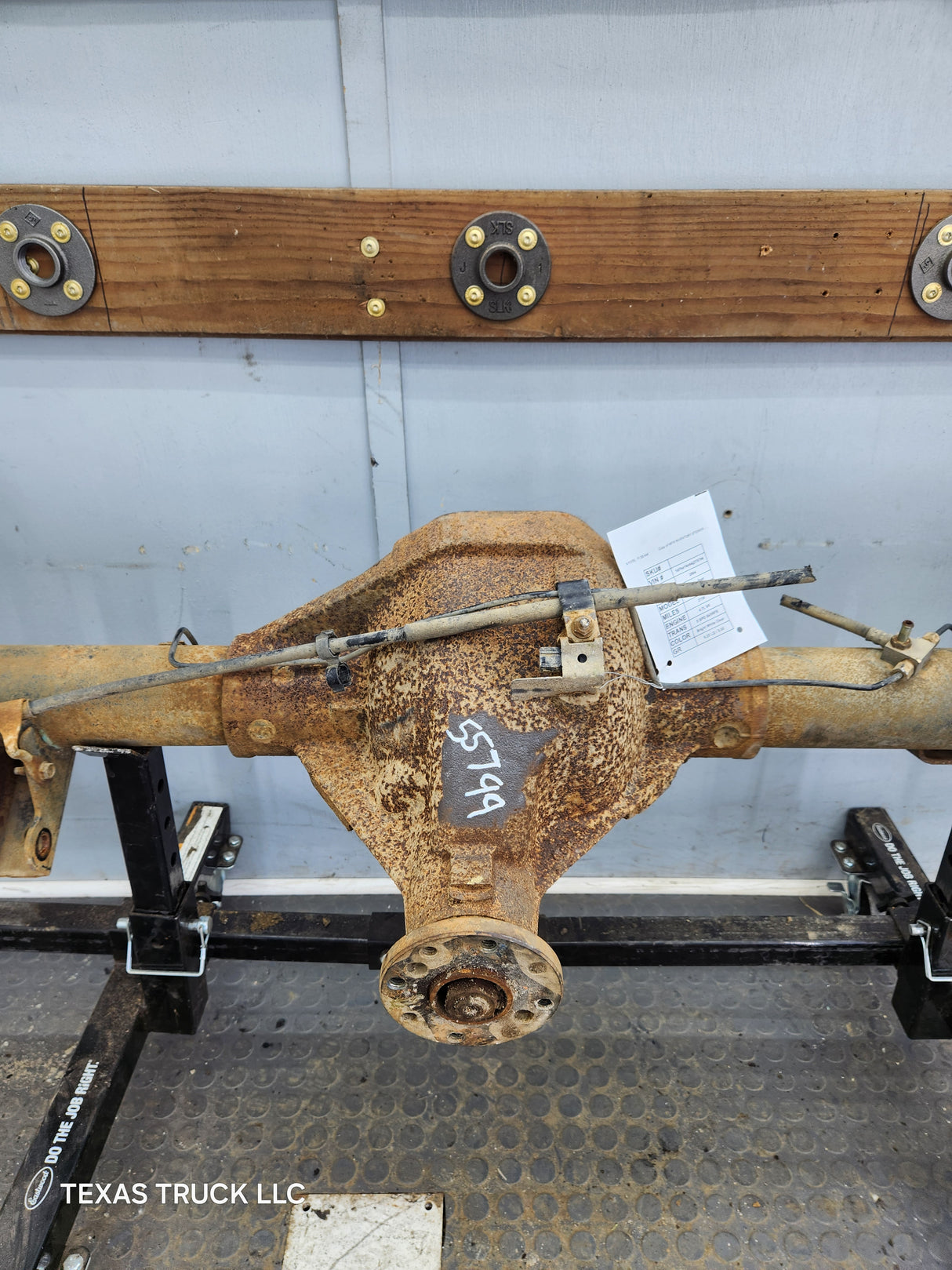 2002-2005 Dodge Ram 1500 Rear Axle 3.55 Gear Ratio 3rd Gen