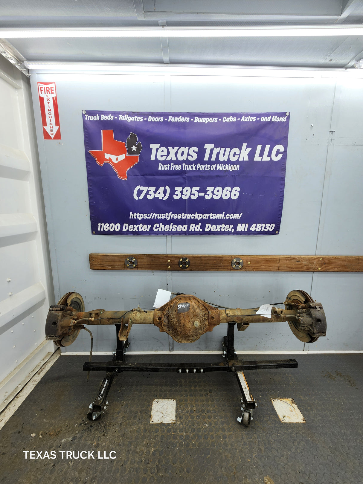 2002-2005 Dodge Ram 1500 Rear Axle 3.55 Gear Ratio 3rd Gen