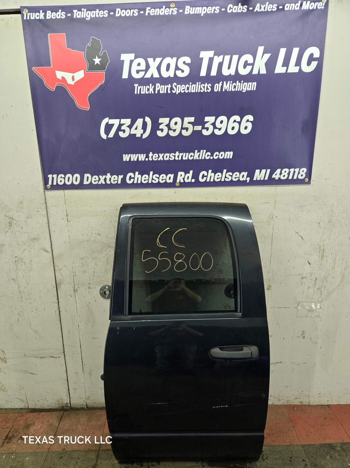 2003-2008 Dodge Ram 3rd Gen LH Driver Rear Quad Cab Door 1500 2500 3500 4500 5500 - Black