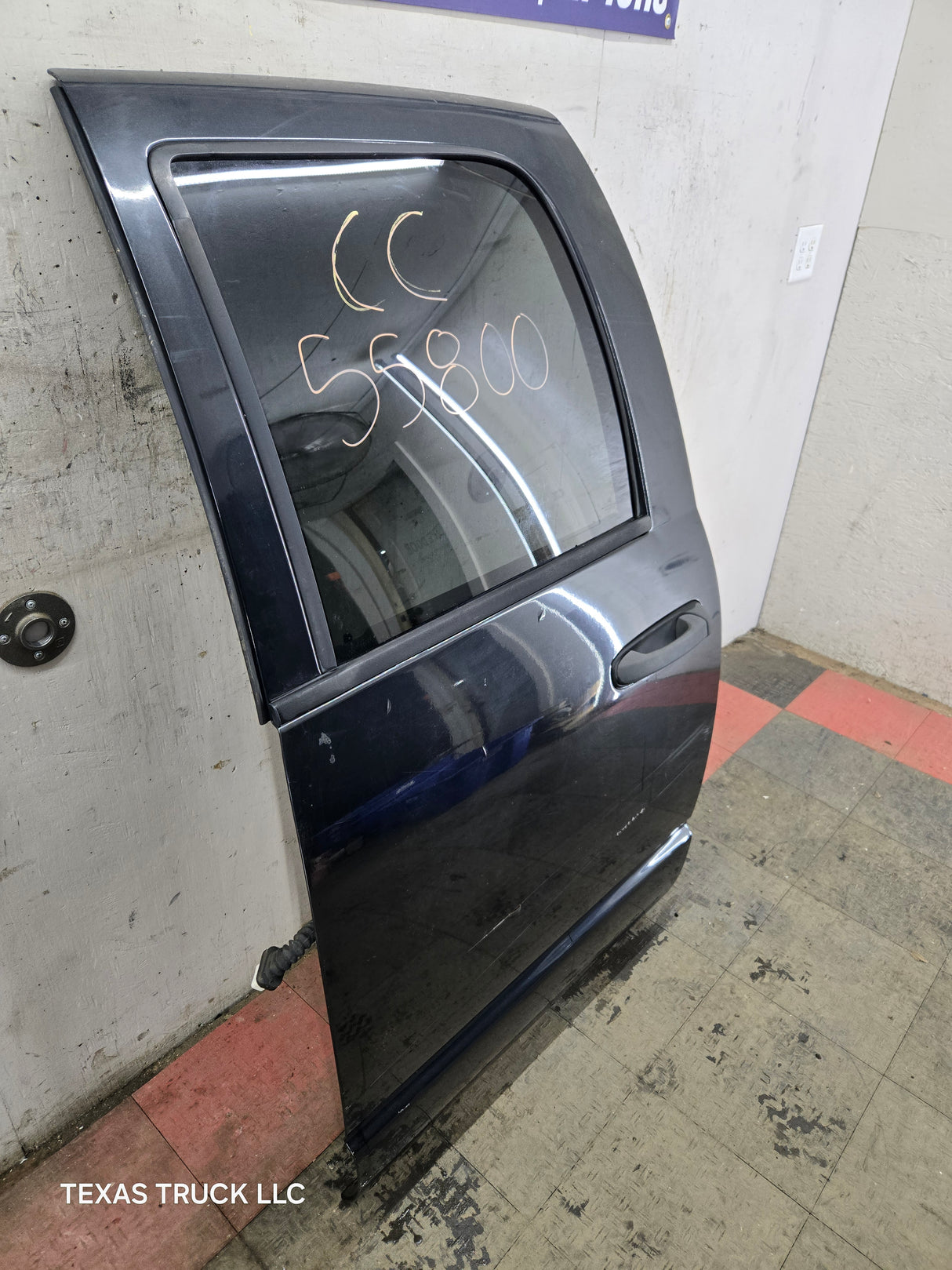 2003-2008 Dodge Ram 3rd Gen LH Driver Rear Quad Cab Door 1500 2500 3500 4500 5500 - Black