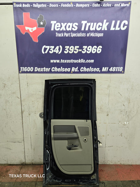 2003-2008 Dodge Ram 3rd Gen LH Driver Rear Quad Cab Door 1500 2500 3500 4500 5500 - Black