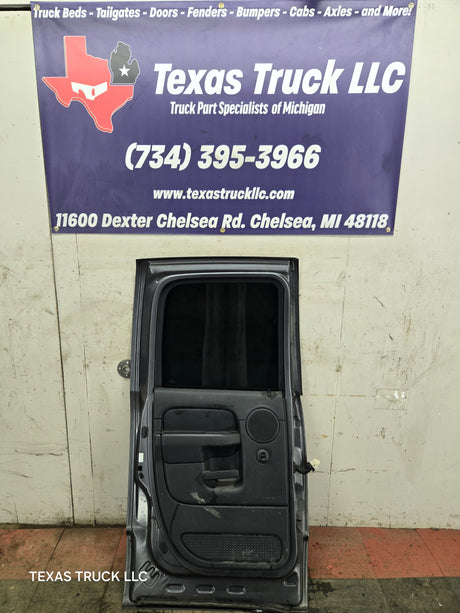 2003-2008 Dodge Ram 3rd Gen LH Driver Rear Quad Cab Door 1500 2500 3500 4500 5500 - Grey