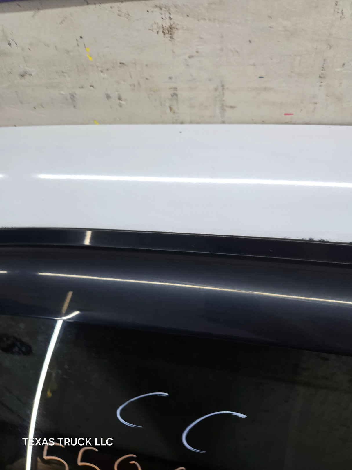 2003-2008 Dodge Ram 3rd Gen RH Passenger Side Rear Quad Cab Door 1500 2500 3500 4500 5500 - White/Black