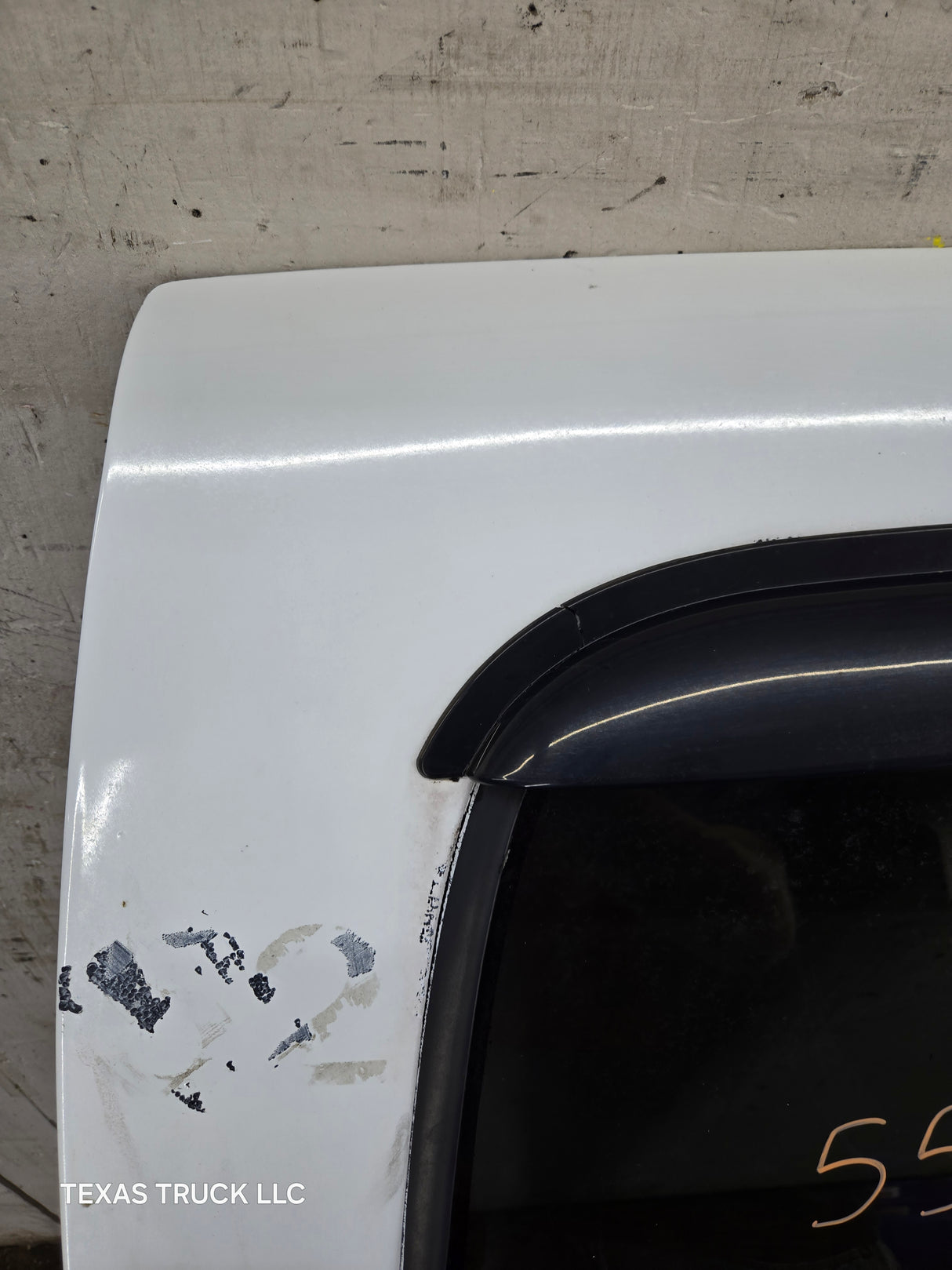 2003-2008 Dodge Ram 3rd Gen RH Passenger Side Rear Quad Cab Door 1500 2500 3500 4500 5500 - White/Black