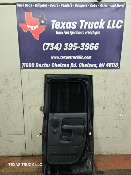 2003-2008 Dodge Ram 3rd Gen RH Passenger Side Rear Quad Cab Door 1500 2500 3500 4500 5500 - White/Black