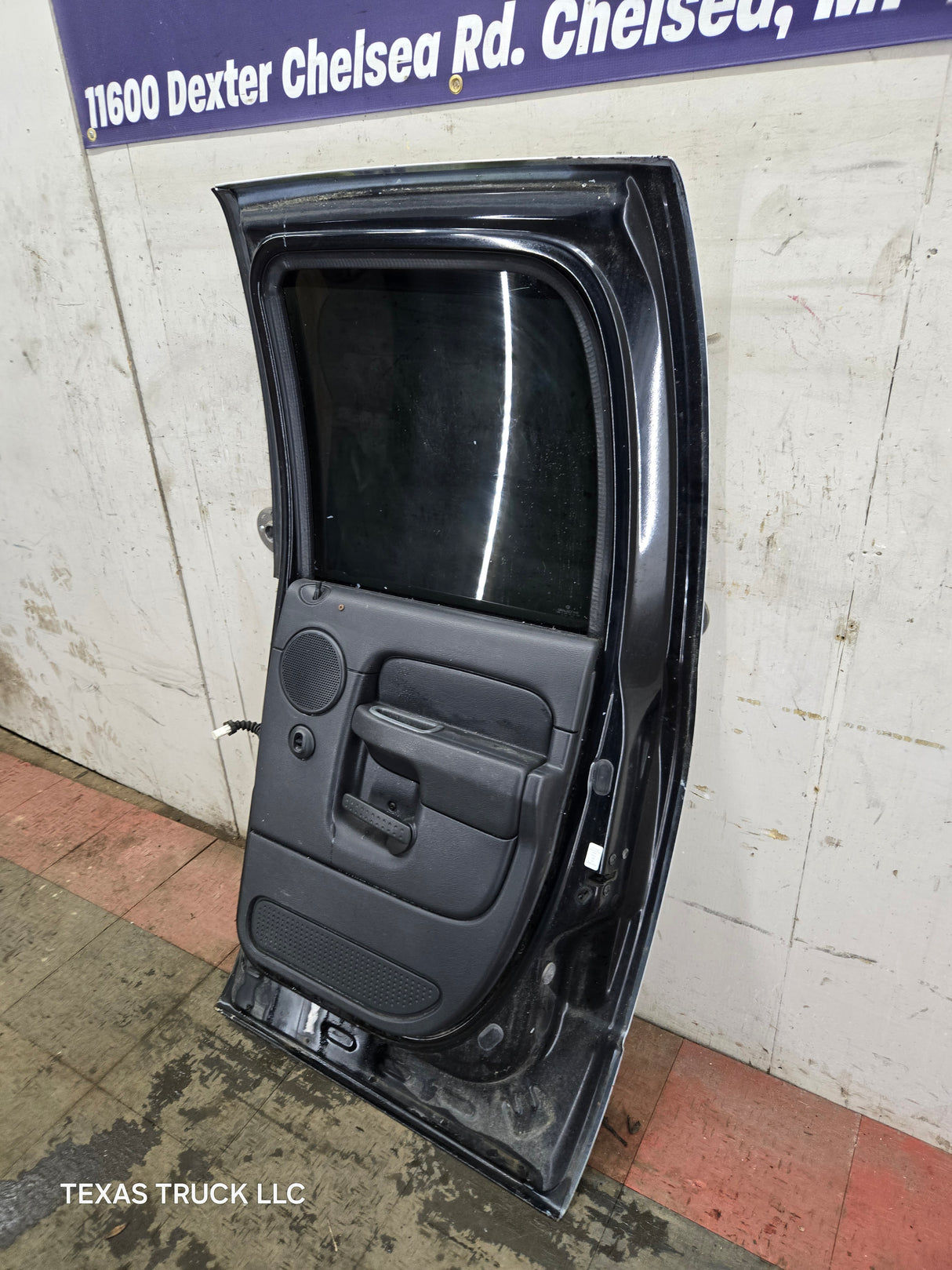 2003-2008 Dodge Ram 3rd Gen RH Passenger Side Rear Quad Cab Door 1500 2500 3500 4500 5500 - White/Black