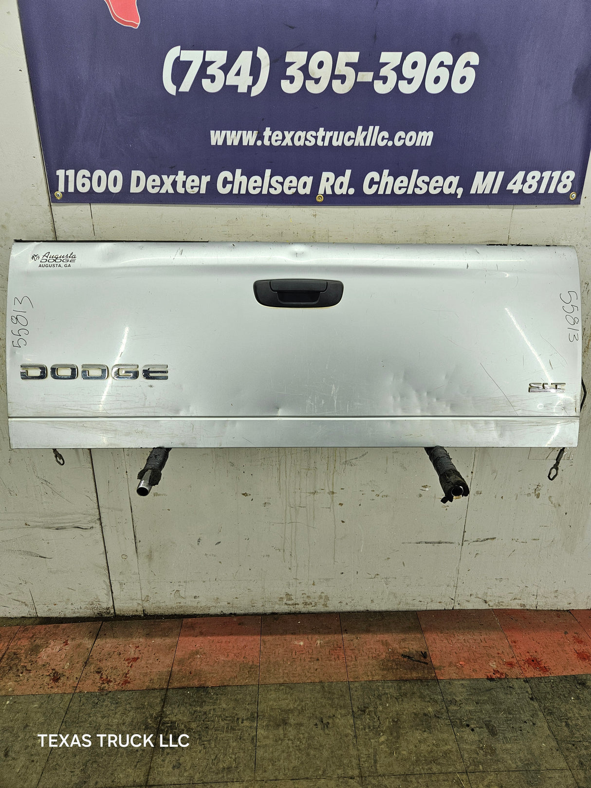2003-2008 Dodge Ram 1500 2500 3500 3rd Gen Tailgate - Silver