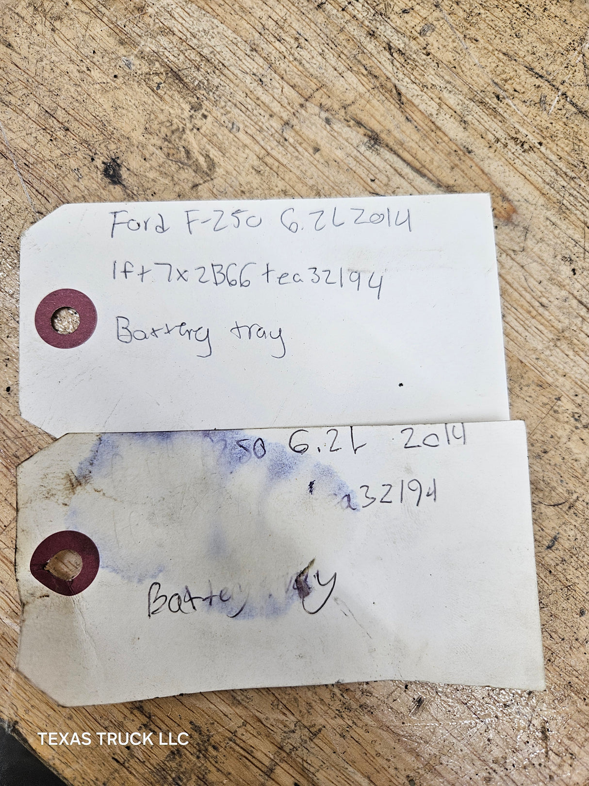 2011-2016 6.7 Power Stroke 6.2L Gas Right Side Battery Tray & Wiper Fluid Tank Reservoir