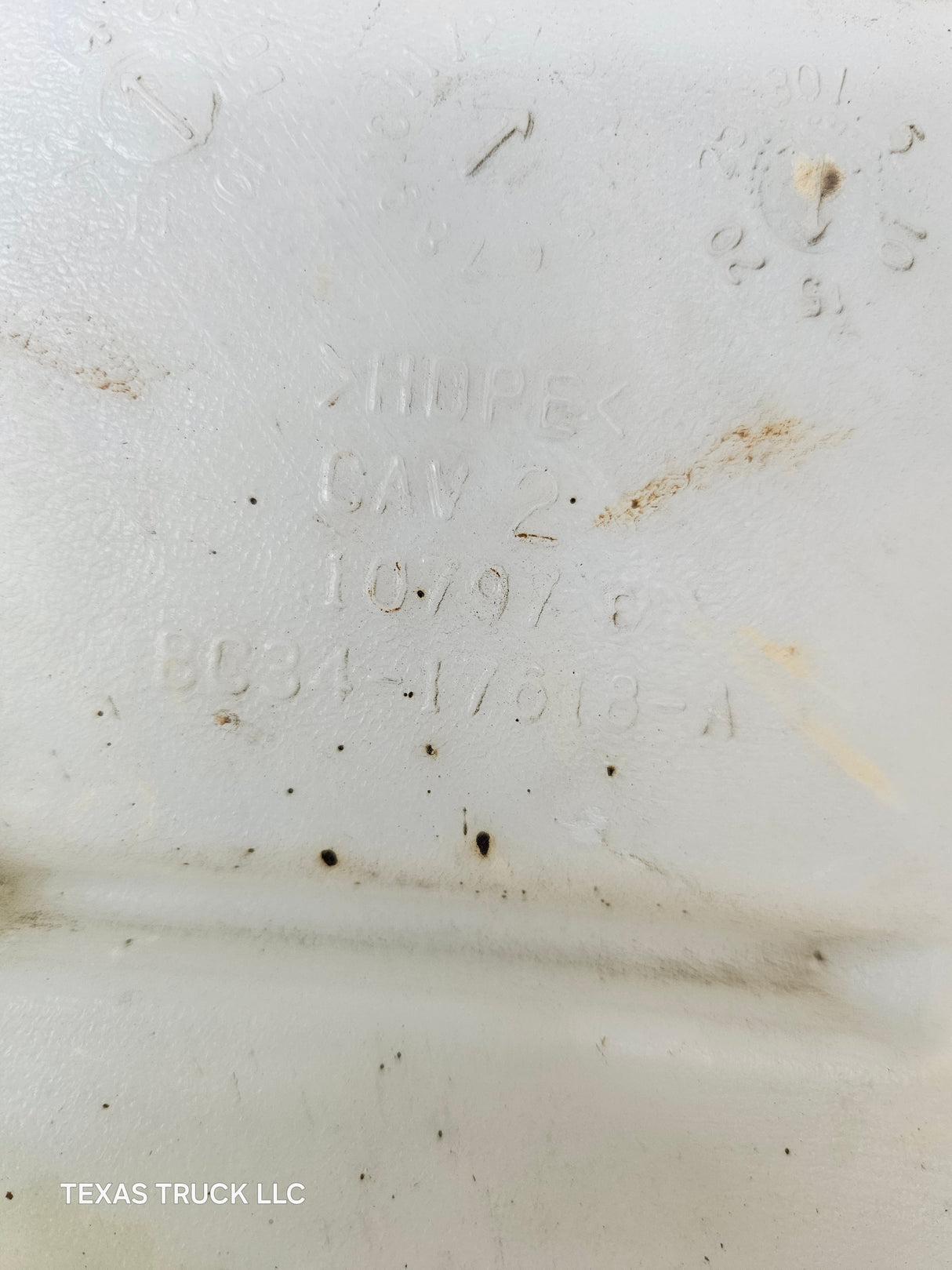 2011-2016 6.7 Power Stroke 6.2L Gas Right Side Battery Tray & Wiper Fluid Tank Reservoir