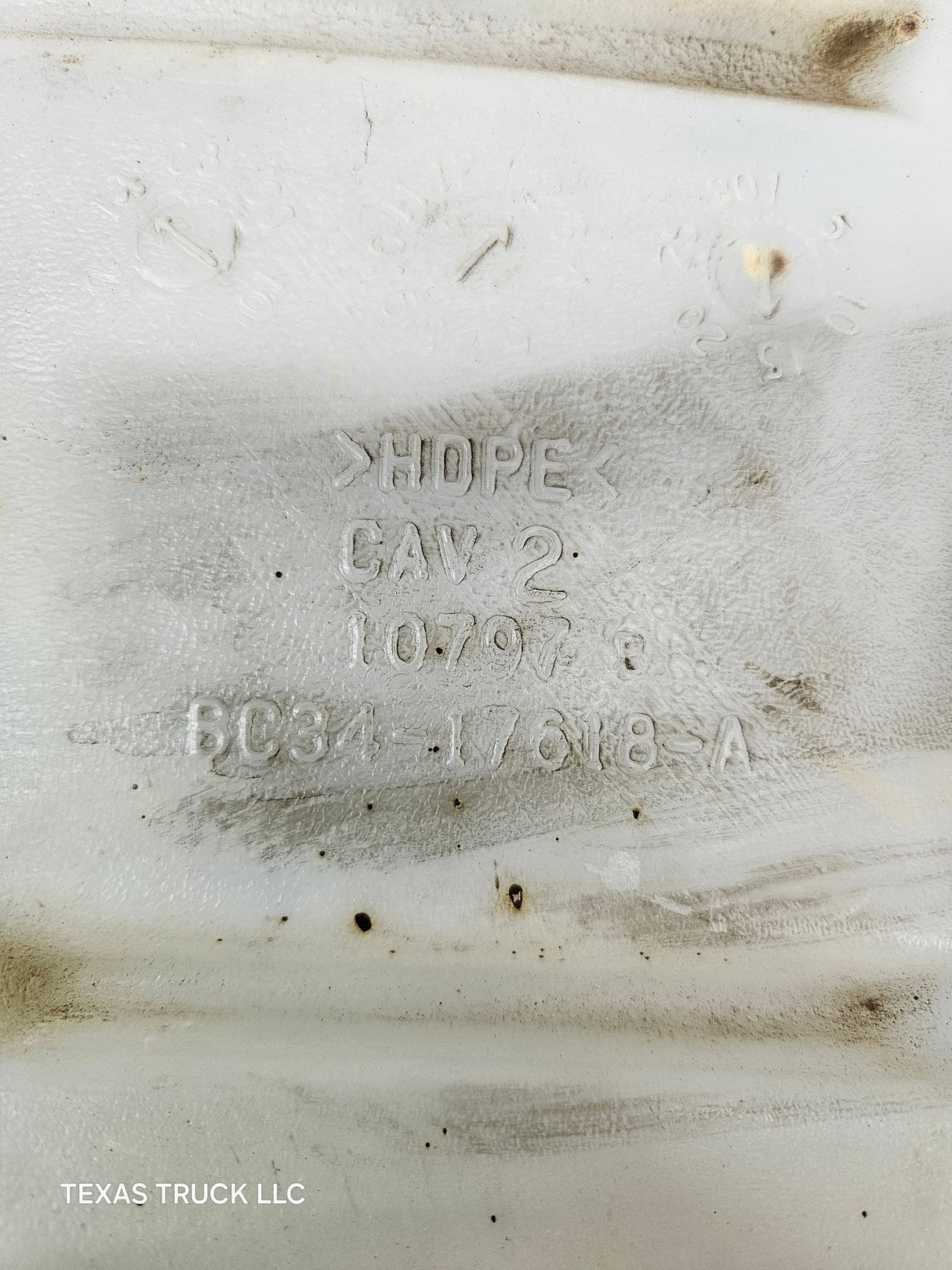 2011-2016 6.7 Power Stroke 6.2L Gas Right Side Battery Tray & Wiper Fluid Tank Reservoir