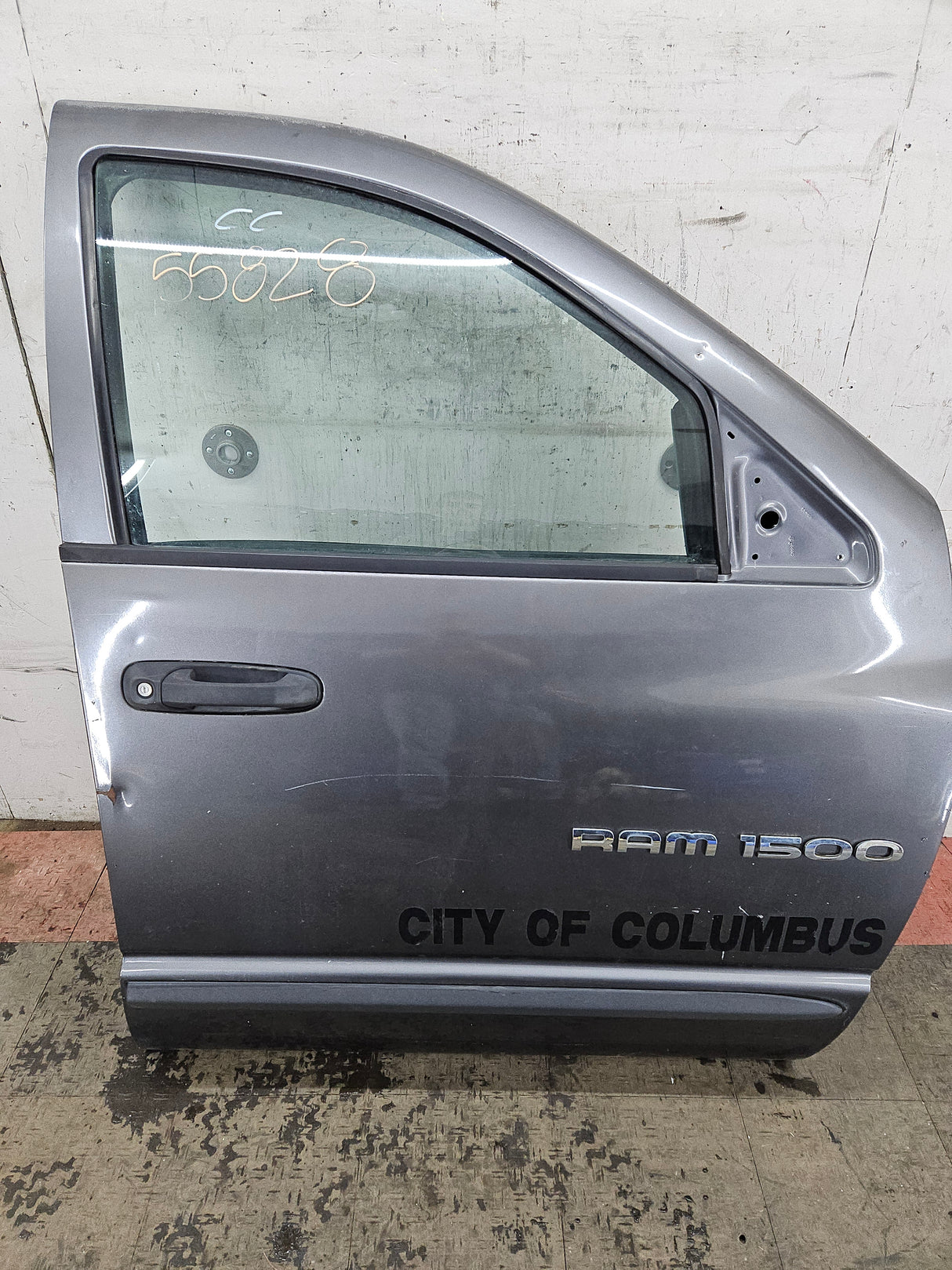 2003-2008 Dodge Ram 3rd Gen Passenger Side Front Quad Cab Crew Cab Door 1500 2500 3500 4500 5500 - Gray