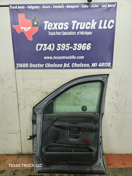 2003-2008 Dodge Ram 3rd Gen Passenger Side Front Quad Cab Crew Cab Door 1500 2500 3500 4500 5500 - Gray