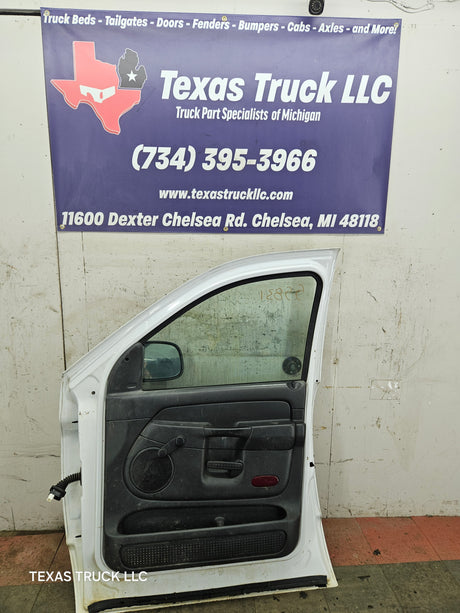 2003-2008 Dodge Ram 3rd Gen Passenger Side Front Quad Cab Crew Cab Door 1500 2500 3500 4500 5500 - White