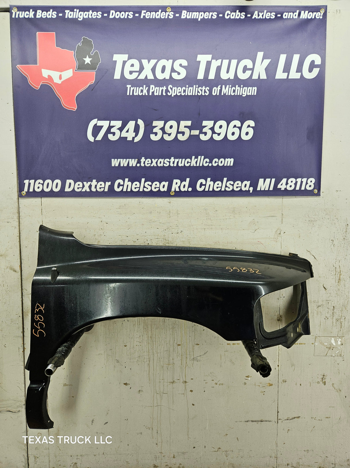 2003-2005 Dodge Ram 3rd Gen 1500 2500 3500 RH Passenger Side Fender - Black