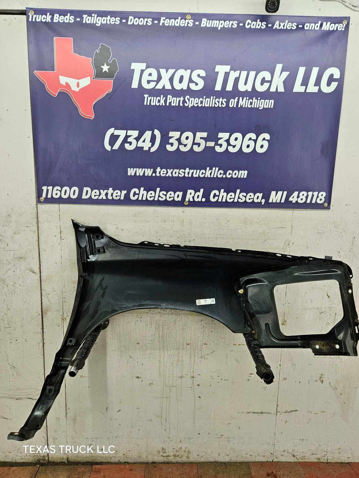 2006-2008 Dodge Ram 3rd Gen 1500 2500 3500 LH Driver Side Fender - Black