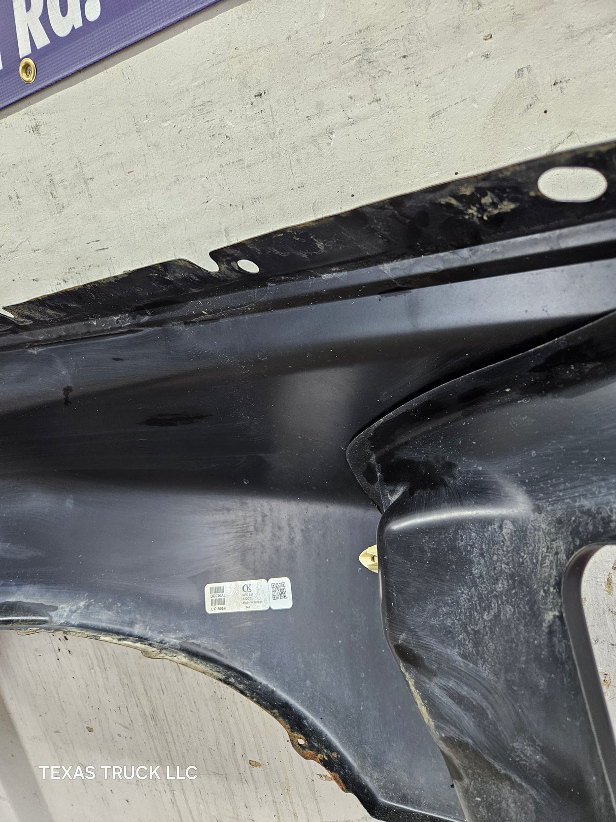 2006-2008 Dodge Ram 3rd Gen 1500 2500 3500 LH Driver Side Fender - Black