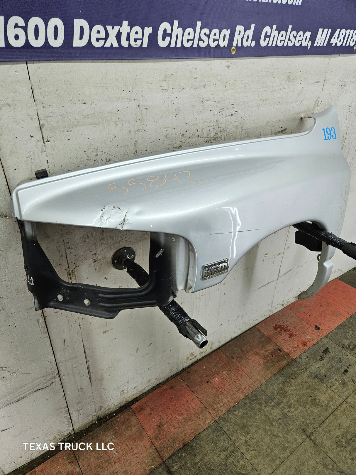 2003-2005 Dodge Ram 3rd Gen 1500 2500 3500 LH Driver Side Fender - Gray