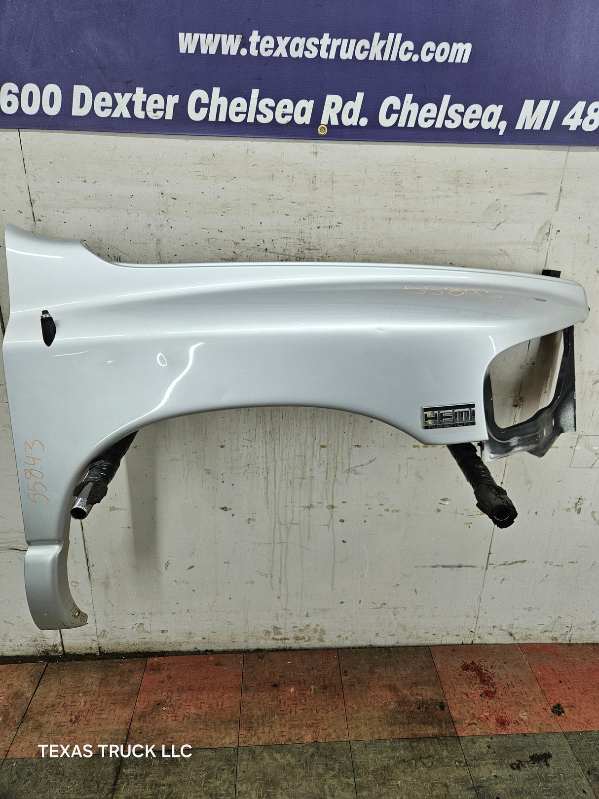 2003-2005 Dodge Ram 3rd Gen 1500 2500 3500 RH Passenger Side Fender - Gray