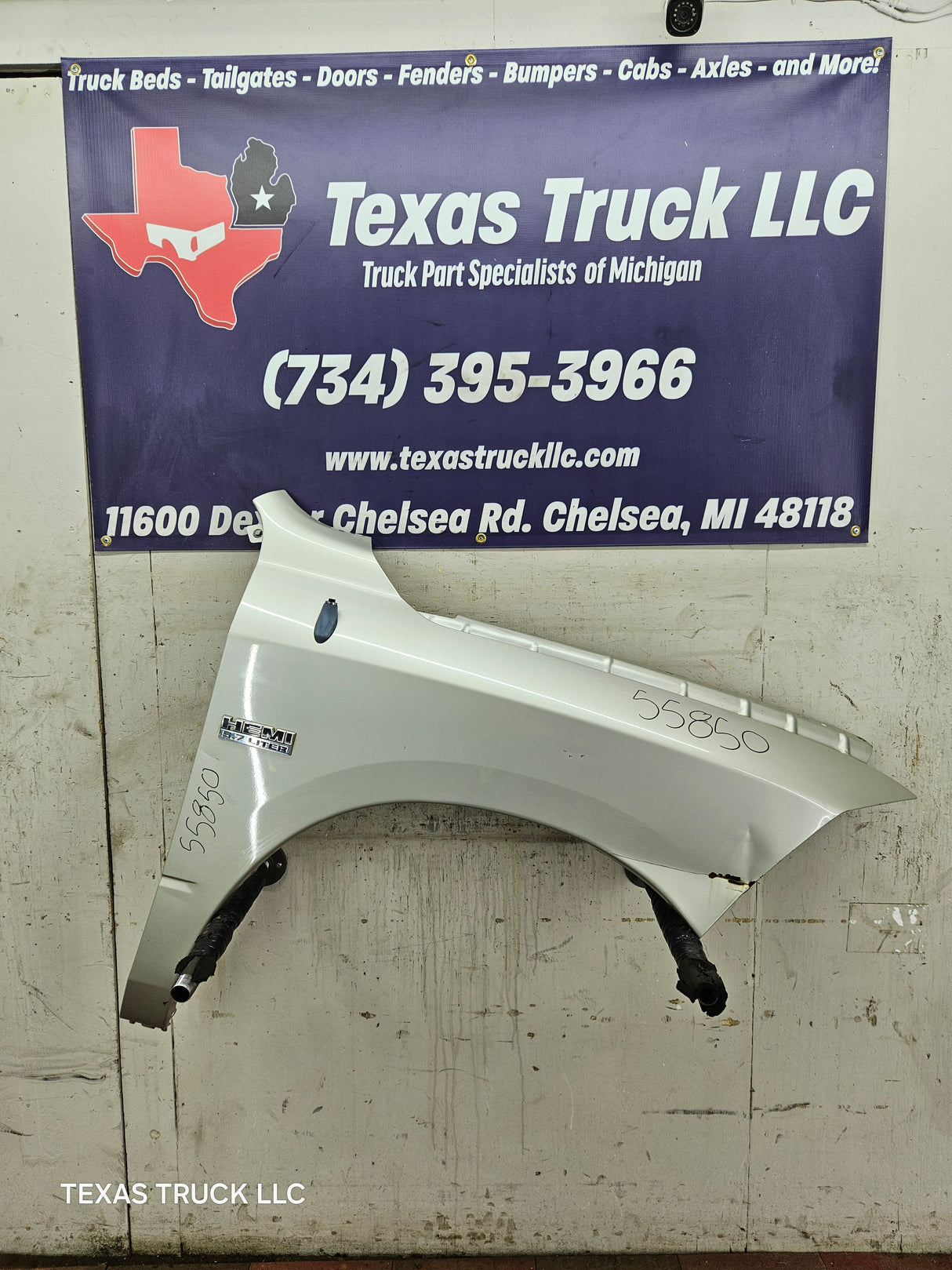 2009-2018 Dodge Ram 4th Gen RH Passenger Side Front Fender 1500 2500 3500 - Light Graystone Pearl Coat