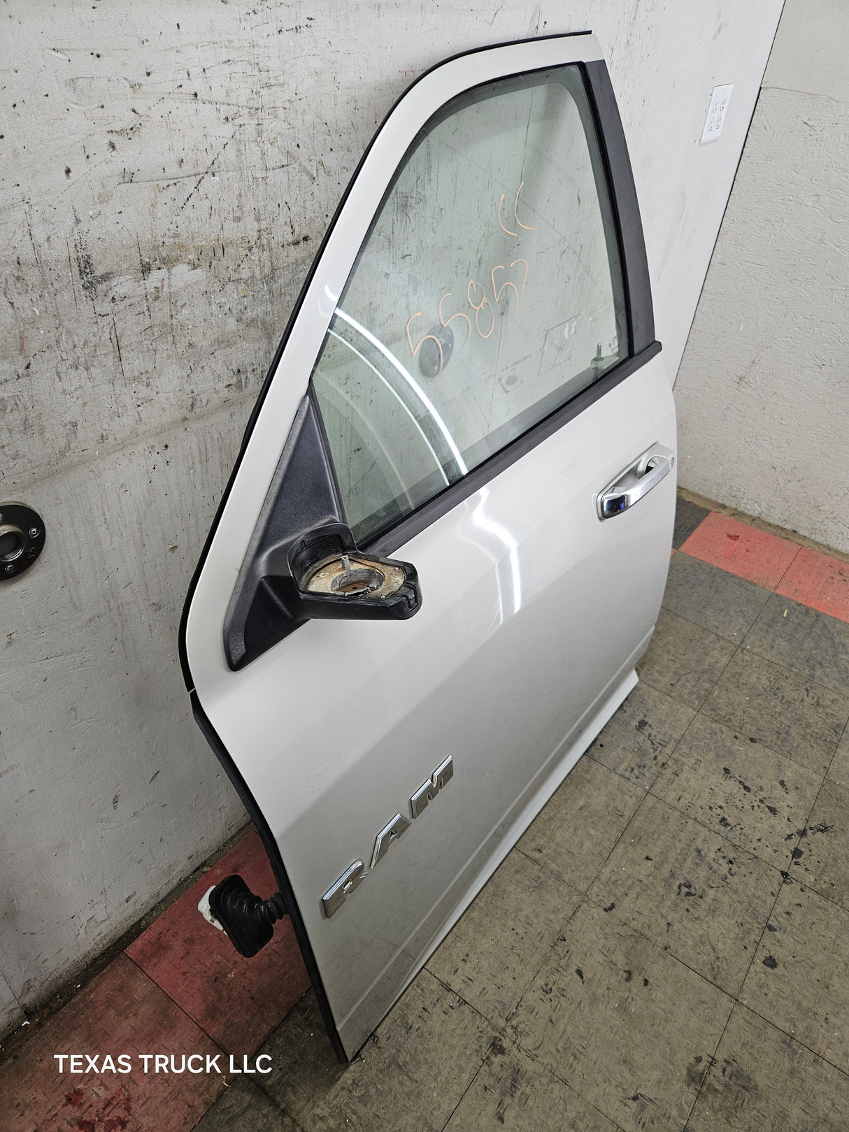 2009-2018 Dodge Ram 4th Gen Driver Side LH Front Quad Cab Door 1500 2500 3500 4500 5500 - Light Graystone Pearl Coat