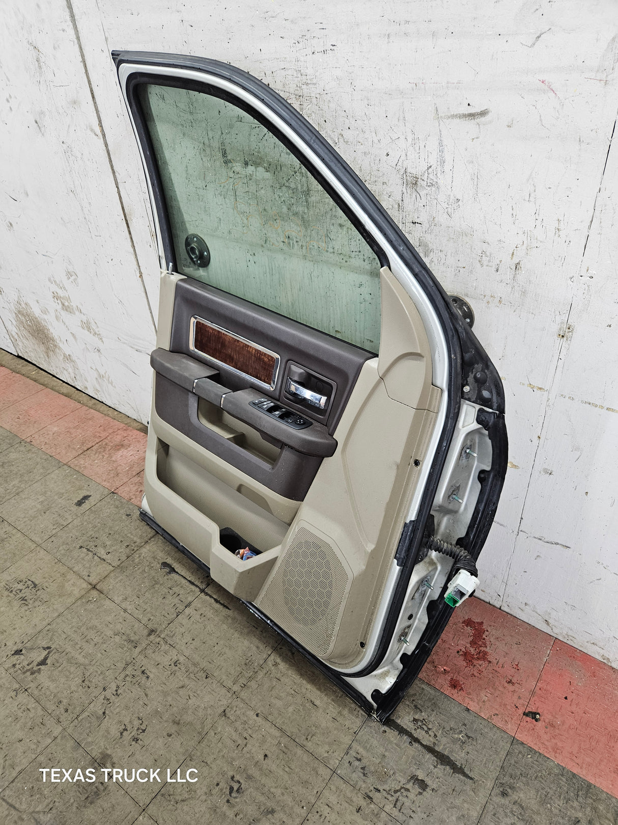 2009-2018 Dodge Ram 4th Gen Driver Side LH Front Quad Cab Door 1500 2500 3500 4500 5500 - Light Graystone Pearl Coat