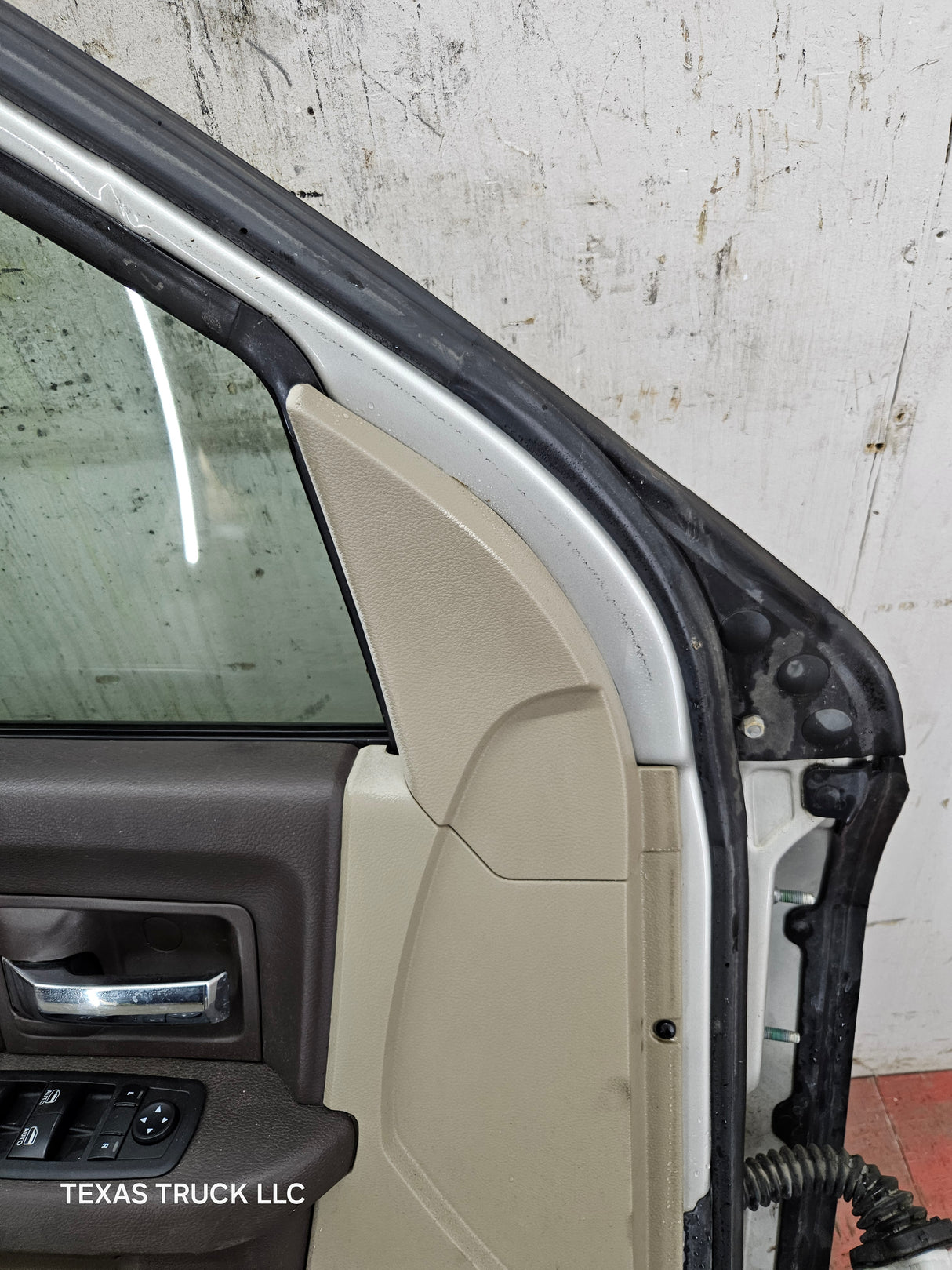 2009-2018 Dodge Ram 4th Gen Driver Side LH Front Quad Cab Door 1500 2500 3500 4500 5500 - Light Graystone Pearl Coat