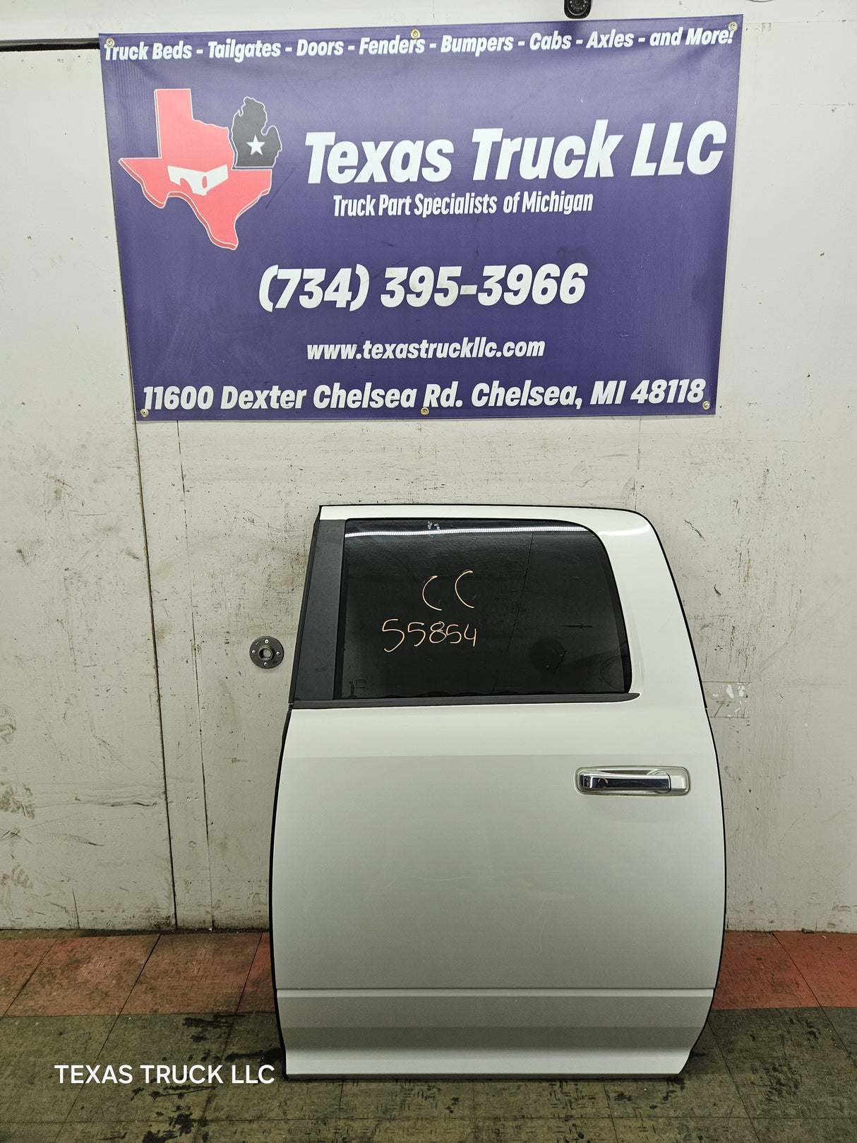 2009-2018 Dodge Ram 4th Gen LH Driver Side Rear CREW Cab Door 1500 2500 3500 4500 5500 - Light Graystone Pearl Coat