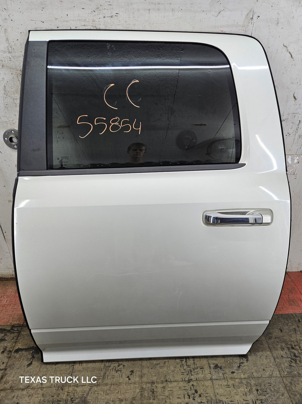 2009-2018 Dodge Ram 4th Gen LH Driver Side Rear CREW Cab Door 1500 2500 3500 4500 5500 - Light Graystone Pearl Coat