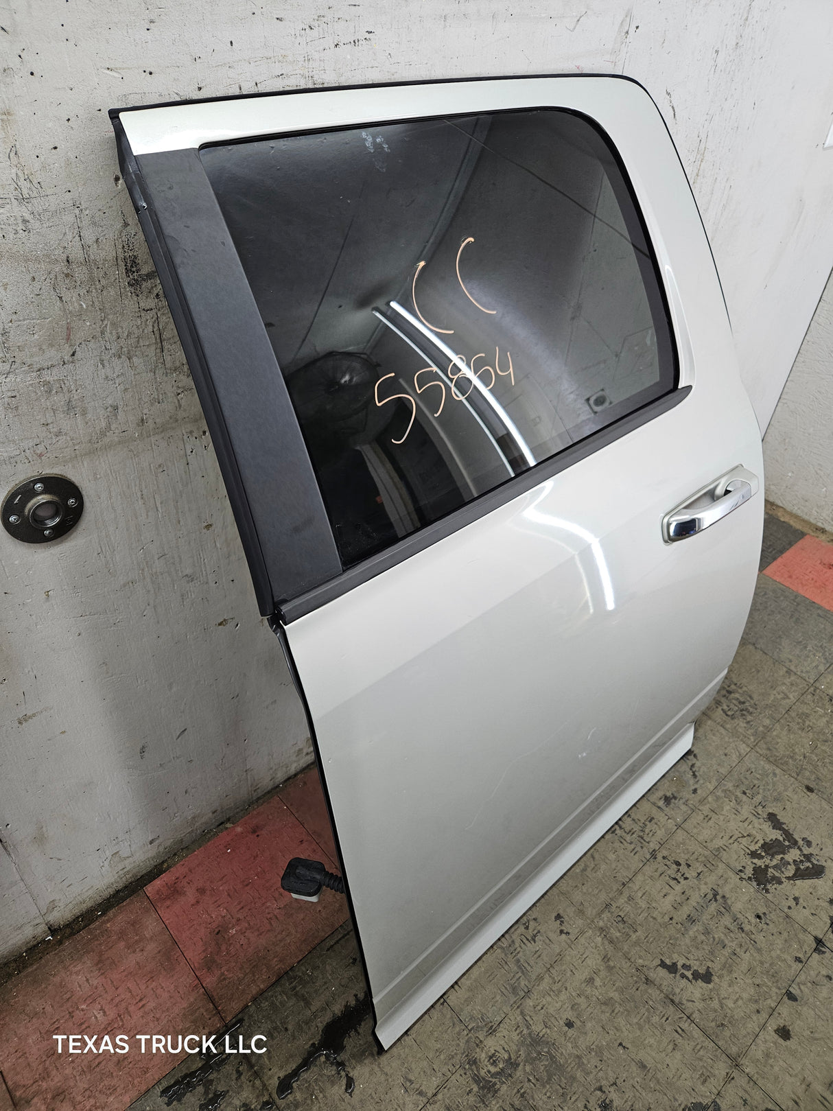 2009-2018 Dodge Ram 4th Gen LH Driver Side Rear CREW Cab Door 1500 2500 3500 4500 5500 - Light Graystone Pearl Coat