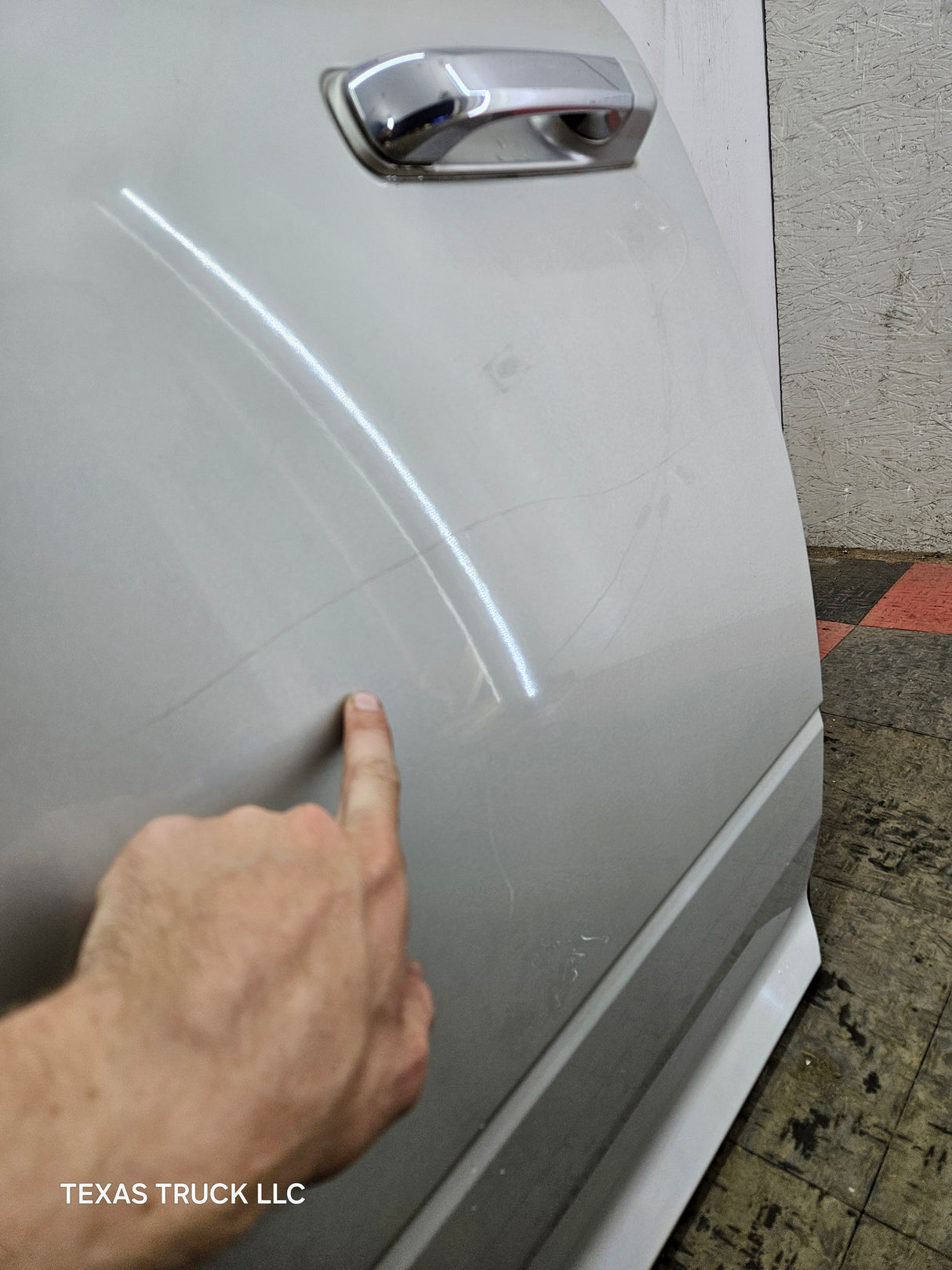 2009-2018 Dodge Ram 4th Gen LH Driver Side Rear CREW Cab Door 1500 2500 3500 4500 5500 - Light Graystone Pearl Coat