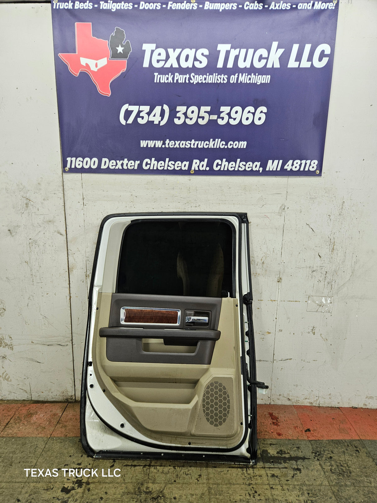 2009-2018 Dodge Ram 4th Gen LH Driver Side Rear CREW Cab Door 1500 2500 3500 4500 5500 - Light Graystone Pearl Coat