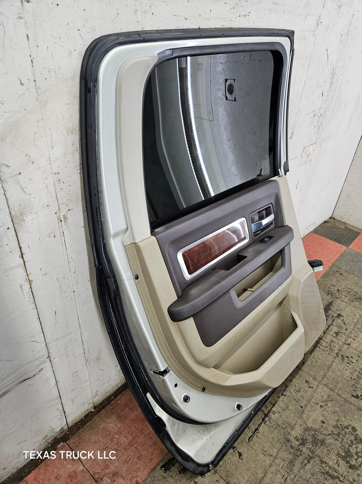 2009-2018 Dodge Ram 4th Gen LH Driver Side Rear CREW Cab Door 1500 2500 3500 4500 5500 - Light Graystone Pearl Coat