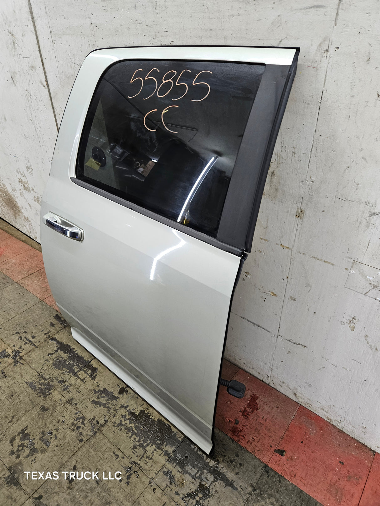 2009-2018 Dodge Ram 4th Gen Passenger Side Rear CREW Cab Door 1500 2500 3500 4500 5500 - Light Graystone Pearl Coat